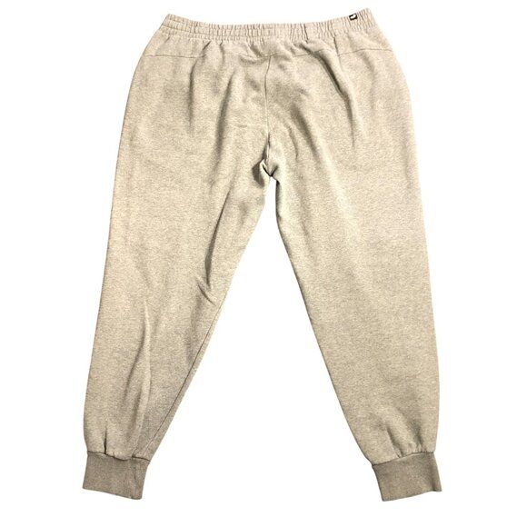 Puma Men's Jogger Pants XXL Gray Sweatpants Elastic Waistband Drawstring Pull On - Picture 2 of 12